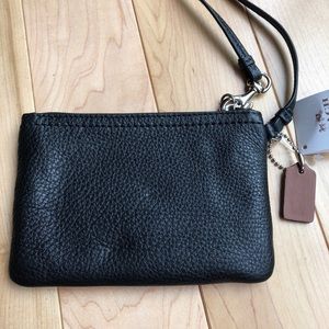 Coach Bags - COACH -black leather wristlet Coach Bags - COACH -black leather wristlet